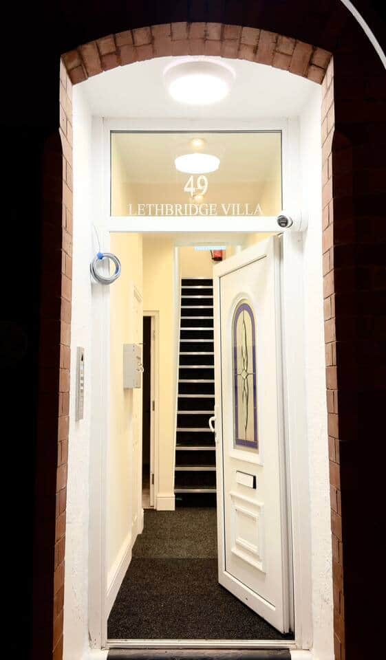 Entrance hallway at Lethbridge Villa 49